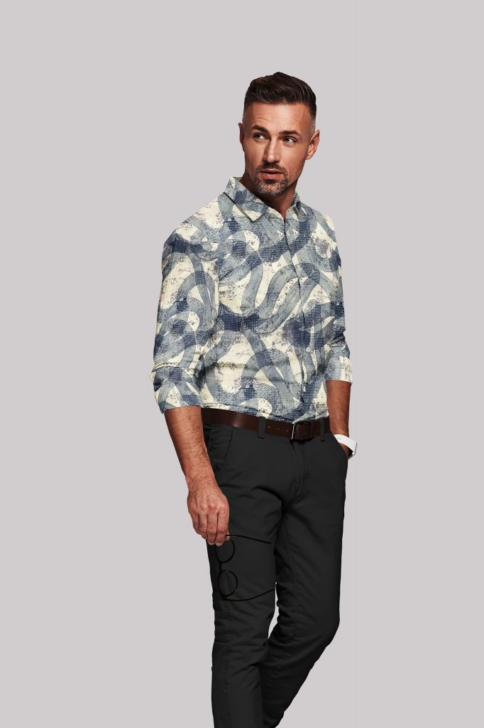 Digital Printed Full Sleeves Shirt