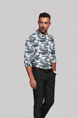 Digital Printed Full Sleeves Shirt