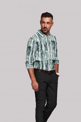 Digital Printed Full Sleeves Shirt