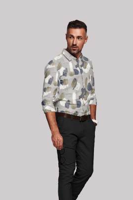 Digital Printed Full Sleeves Shirt