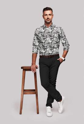 Digital Printed Full Sleeves Shirt 1