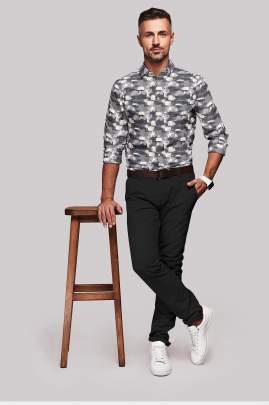 Digital Printed Full Sleeves Shirt 1