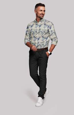 Digital Printed Full Sleeves Shirt 1