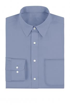 Grey Plain Cotton Full Sleeves Shirt 0