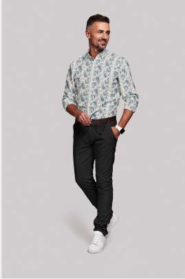 Printed Linen Full Sleeves Shirt 3