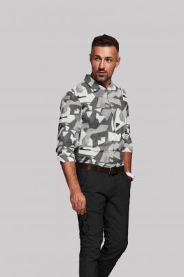 Digital Printed Full Sleeves Shirt 