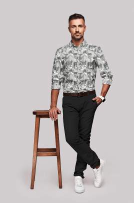 Digital Printed Full Sleeves Shirt 1