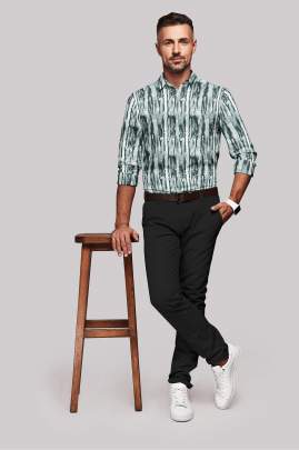 Digital Printed Full Sleeves Shirt 1