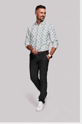 Printed Linen Full Sleeves Shirt 3